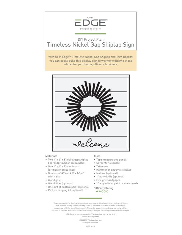 ufpEDGE_Timeless_Project Plan_Shiplap Sign_Final